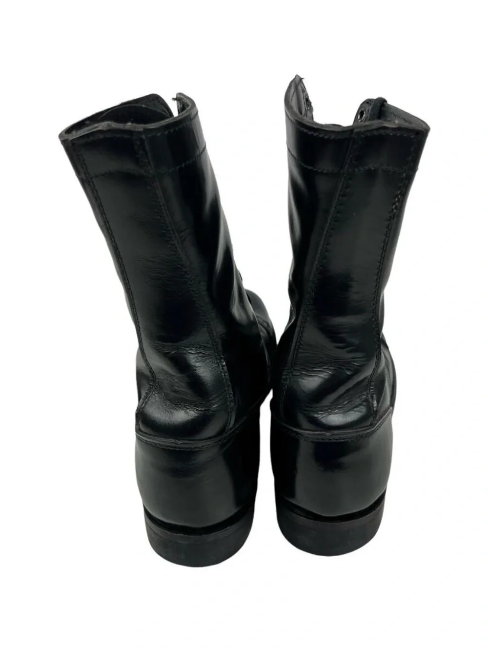HH Brand Double H 975 Military Combat Jump Boots Leather USA 9 D